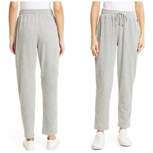 Ted Baker London Elliass Velour Joggers Mid-Grey Size 5